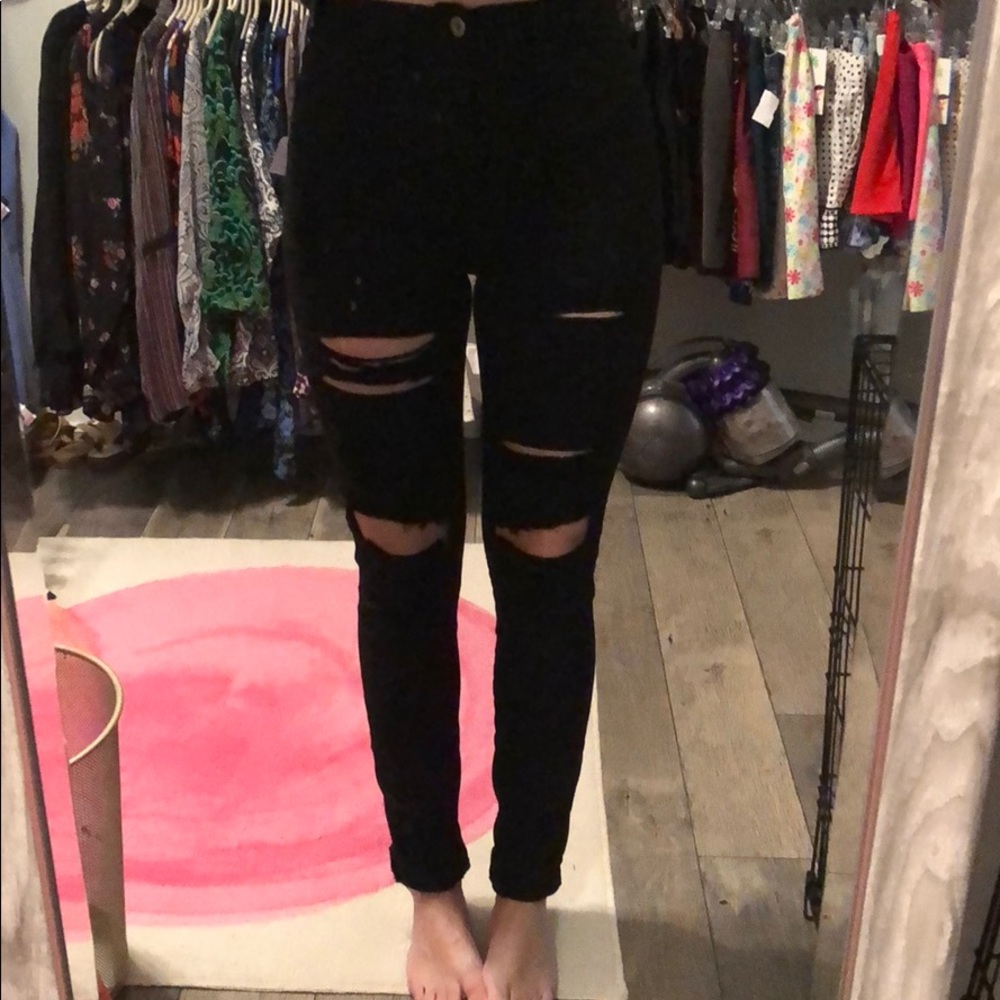 Ripped Black Skinny Jeans